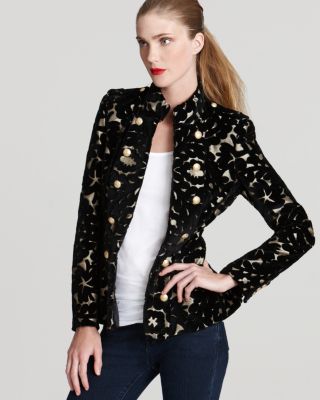 Alice + Olivia Jacket - Cecily Military | Bloomingdale's