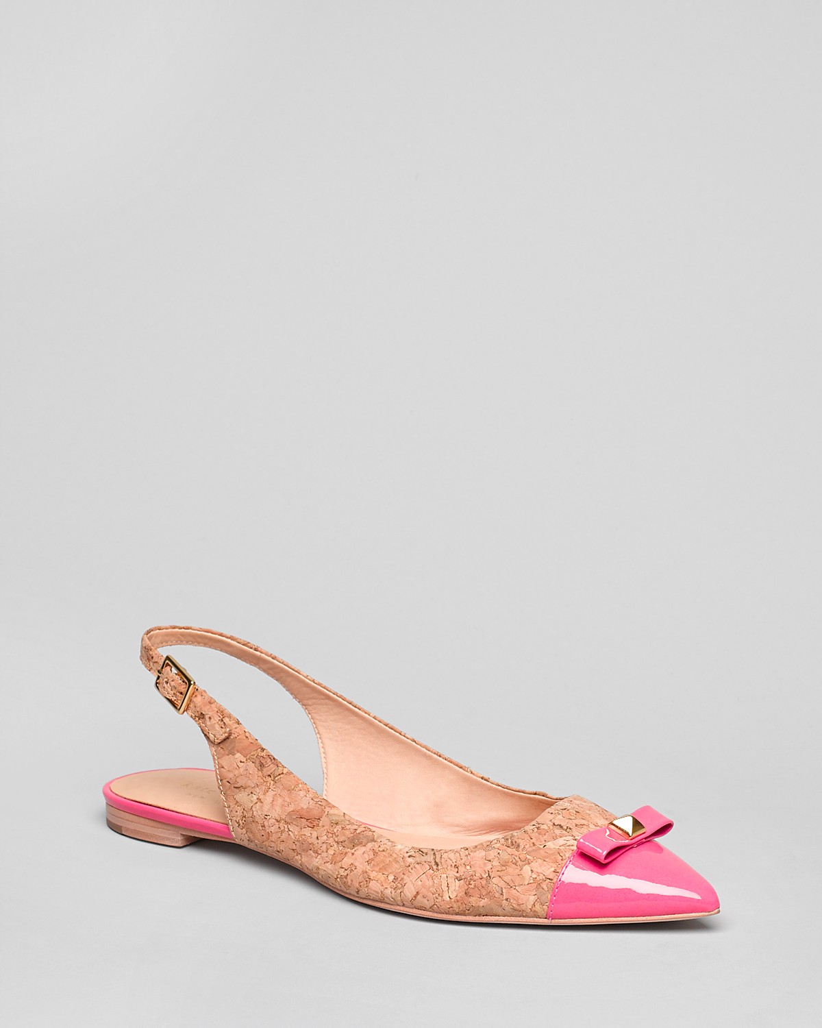 kate spade new york Pointed Toe Cap Toe Flats - Ginny | Bloomingdale's