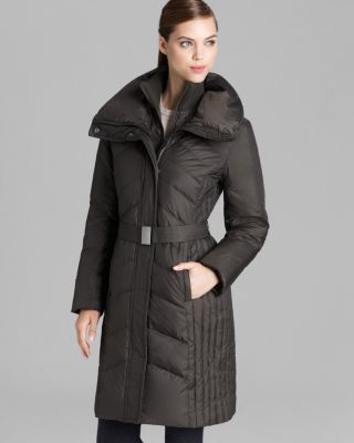 Marc New York Down Coat - Belted With Bib | Bloomingdale's