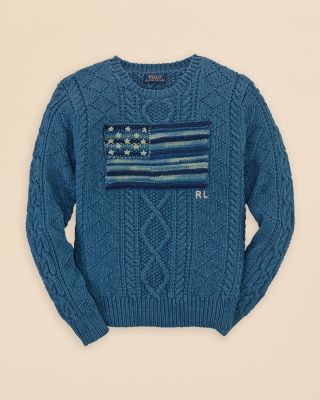 ralph lauren baby flag sweater