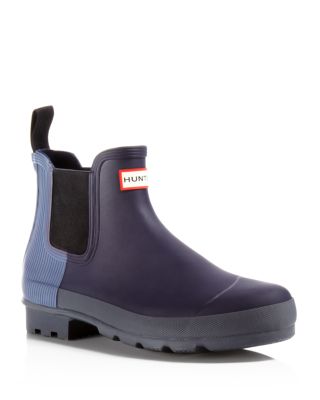 ribbed chelsea boots