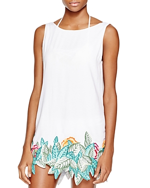 UPC 849226066069 product image for Mara Hoffman Leaf-Embroidered Dress Swim Cover Up | upcitemdb.com