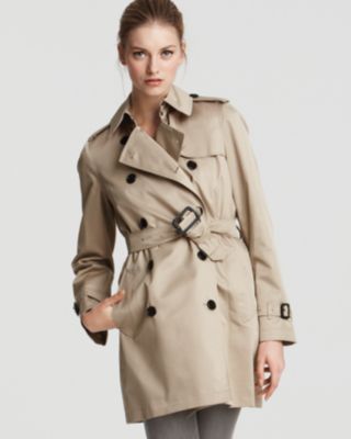 Burberry Brit Deanham Double-Breasted Trench | Bloomingdale's