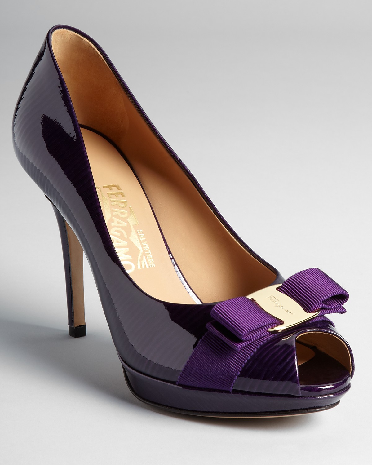 Salvatore Ferragamo Pumps - Talia High Heel Peep Toe Platform | Bloomingdale's