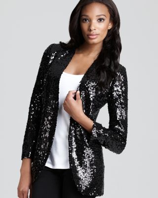 AQUA Luxe Blazer - Sequin | Bloomingdale's