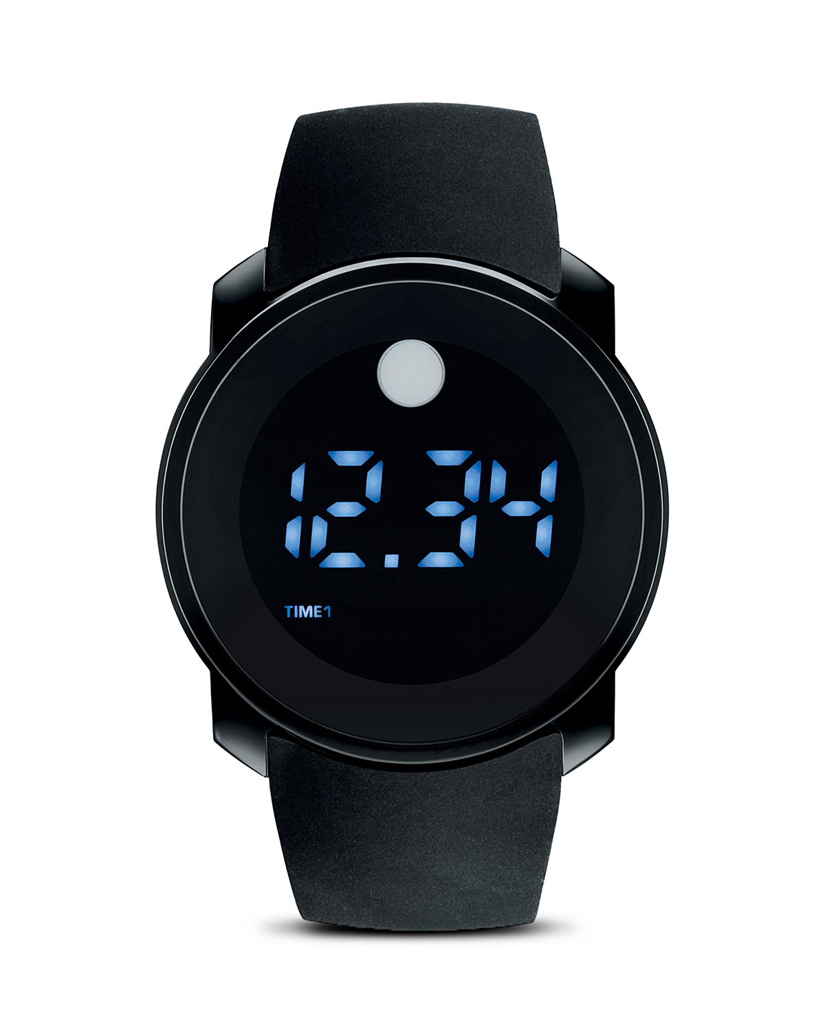 Movado BOLD Black Touch Screen LED Digital Display Watch, 45mm | Bloomingdale's