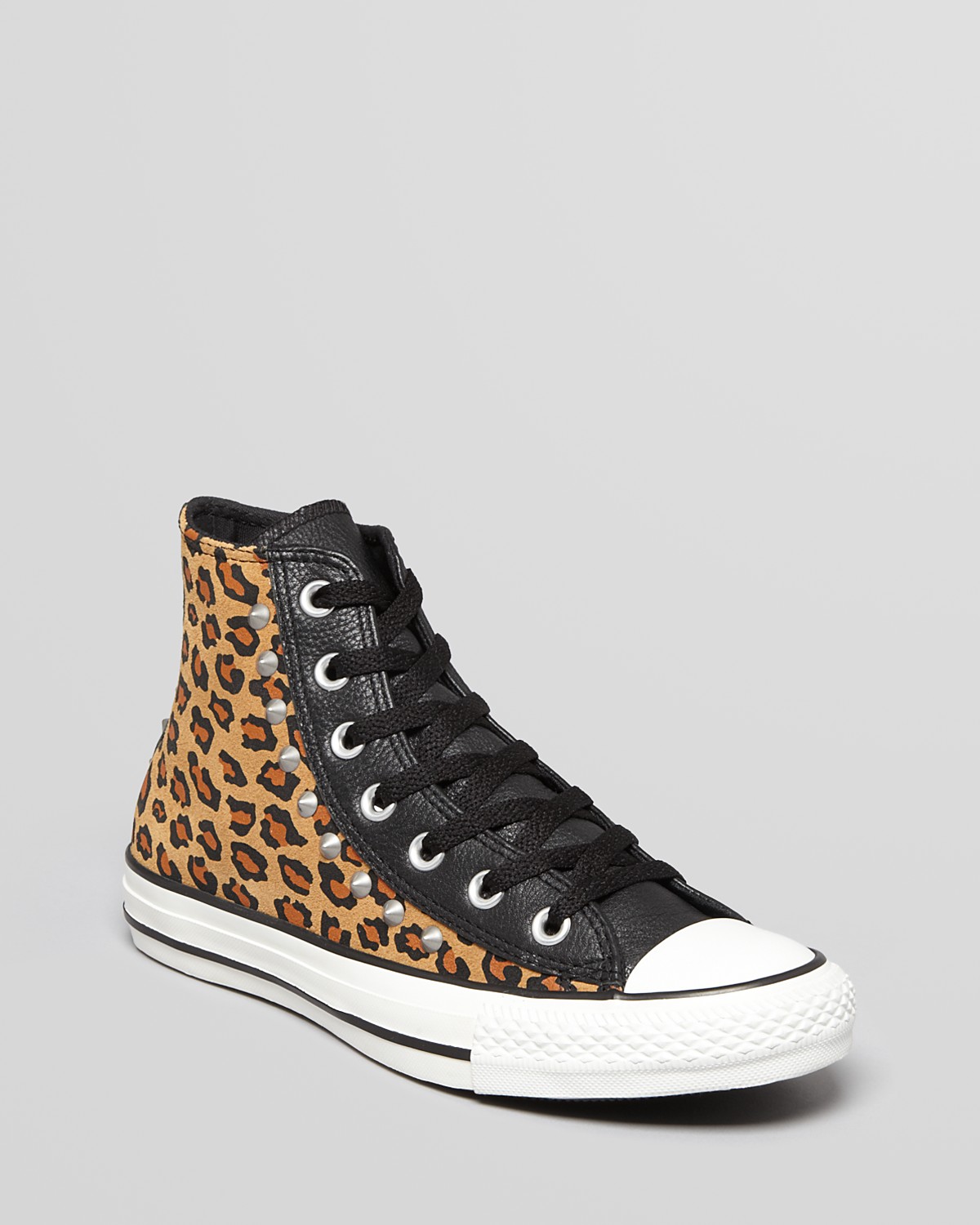 Converse Sneakers - CTAS Leopard Stud Hi Top | Bloomingdale's