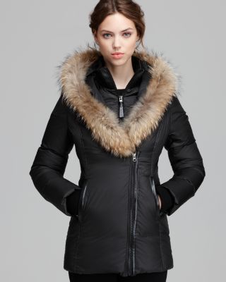 mackage trish lavish fur trim hood down coat