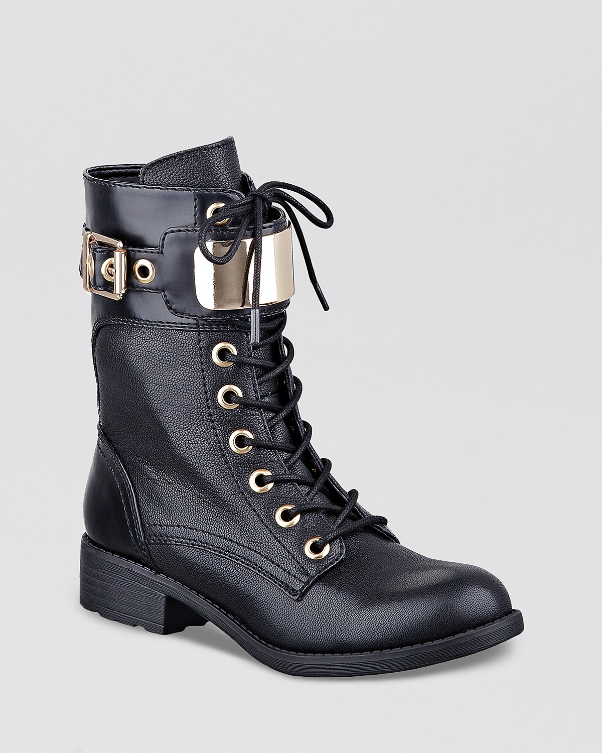 GUESS Lace Up Combat Boots - Ludlie | Bloomingdale's