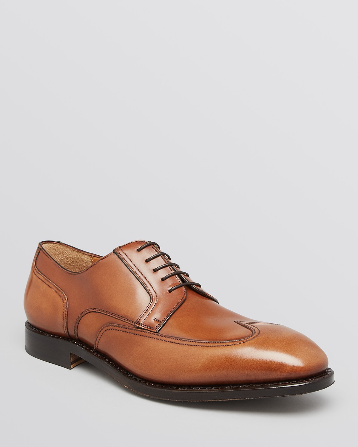 Salvatore Ferragamo Candido Leather Wingtip Oxfords | Bloomingdale's