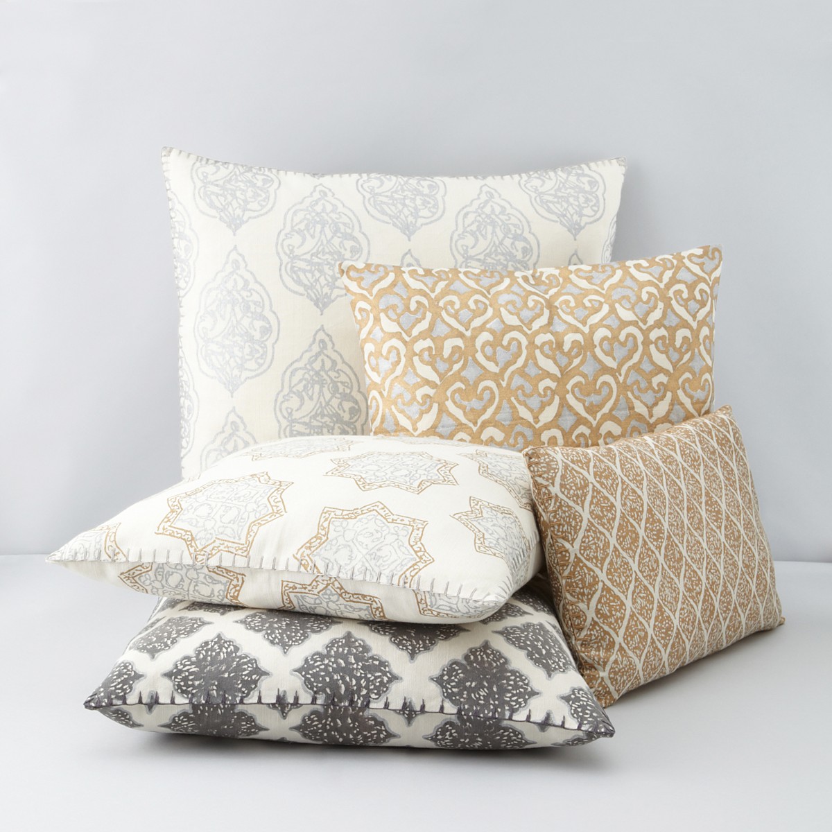 JR by John Robshaw Cartouche Decorative Pillows Bloomingdale s