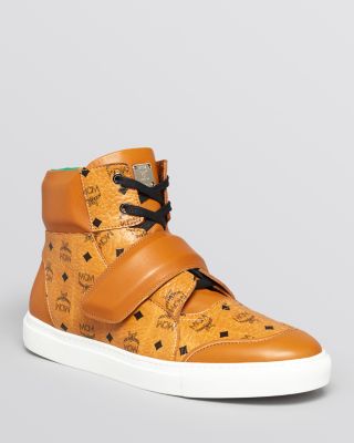 MCM Visetos High Top Street Sneakers | Bloomingdale's