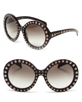 prada oversized round sunglasses