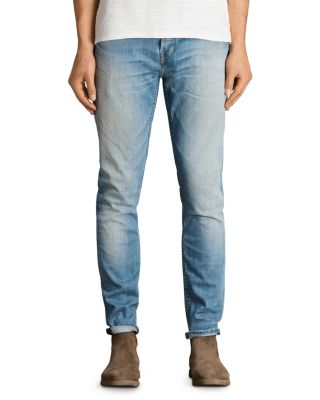 Allsaints Idol Iggy Straight Fit Jeans In Indigo Blue In Indigo Blue