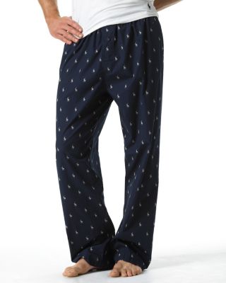 light blue polo pajama pants