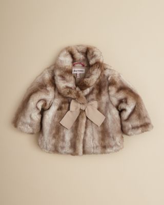 Juicy Couture Infant Girls' Faux Fur Coat - Sizes 12-24 Months ...