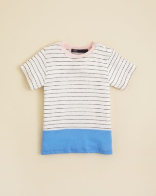 Vince Infant Girls' Color Blocked Stripe Tee - Sizes 6-24 Months_0