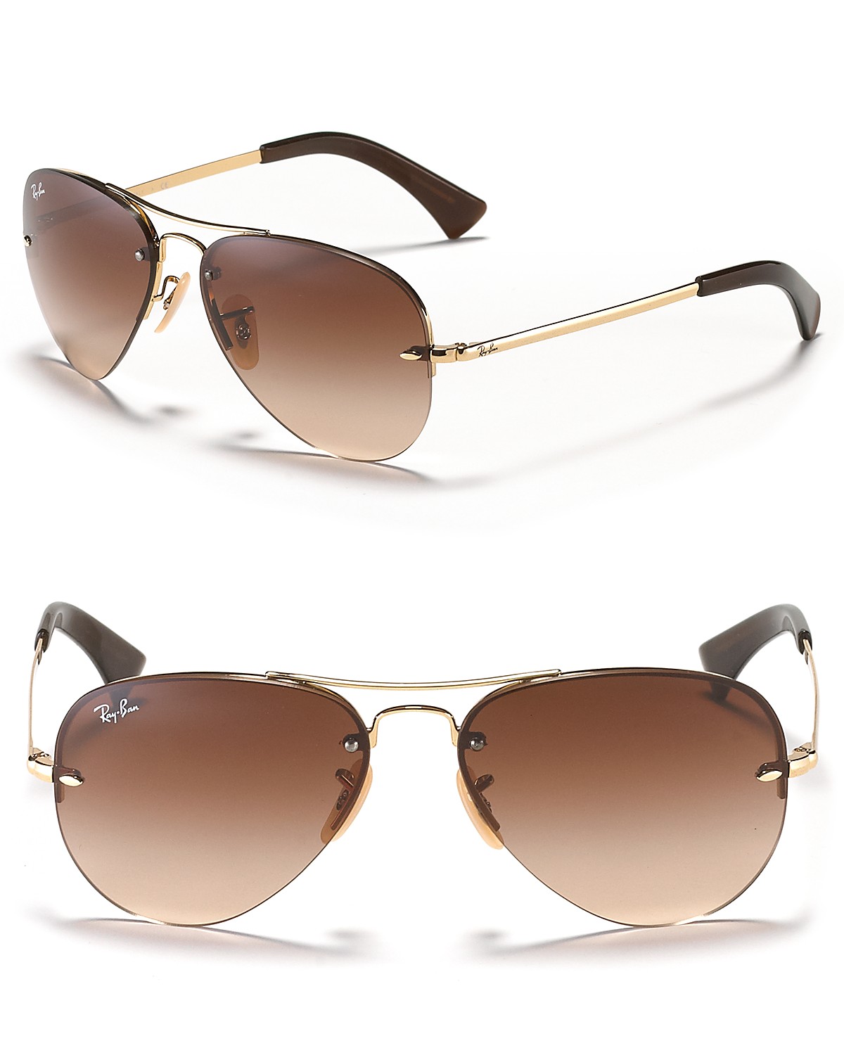 Ray-Ban Rimless Small Aviator Sunglasses Bloomingdales