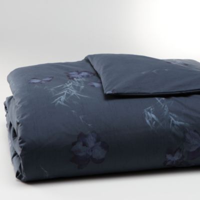 calvin klein bamboo flowers king duvet cover