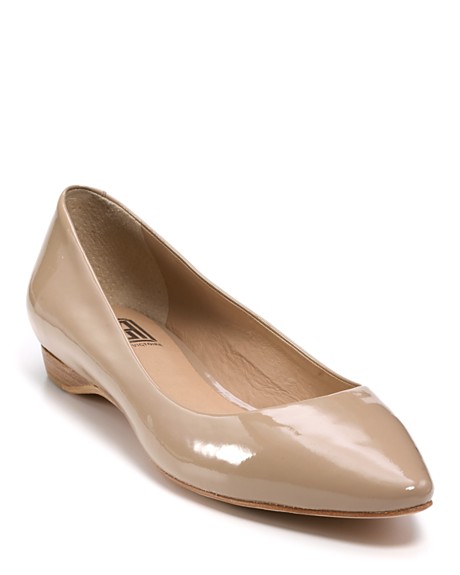 Nude Ballet Flats — Thenest