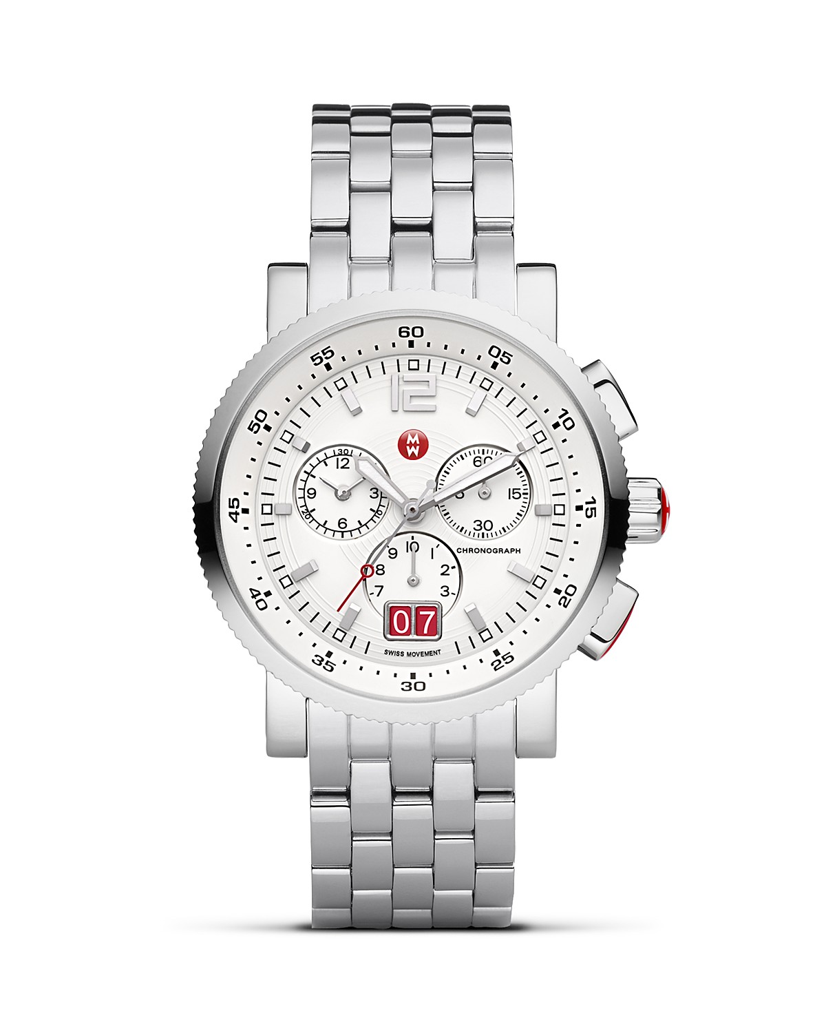 MICHELE Sport Sail Large White Dial Watch | Bloomingdale's