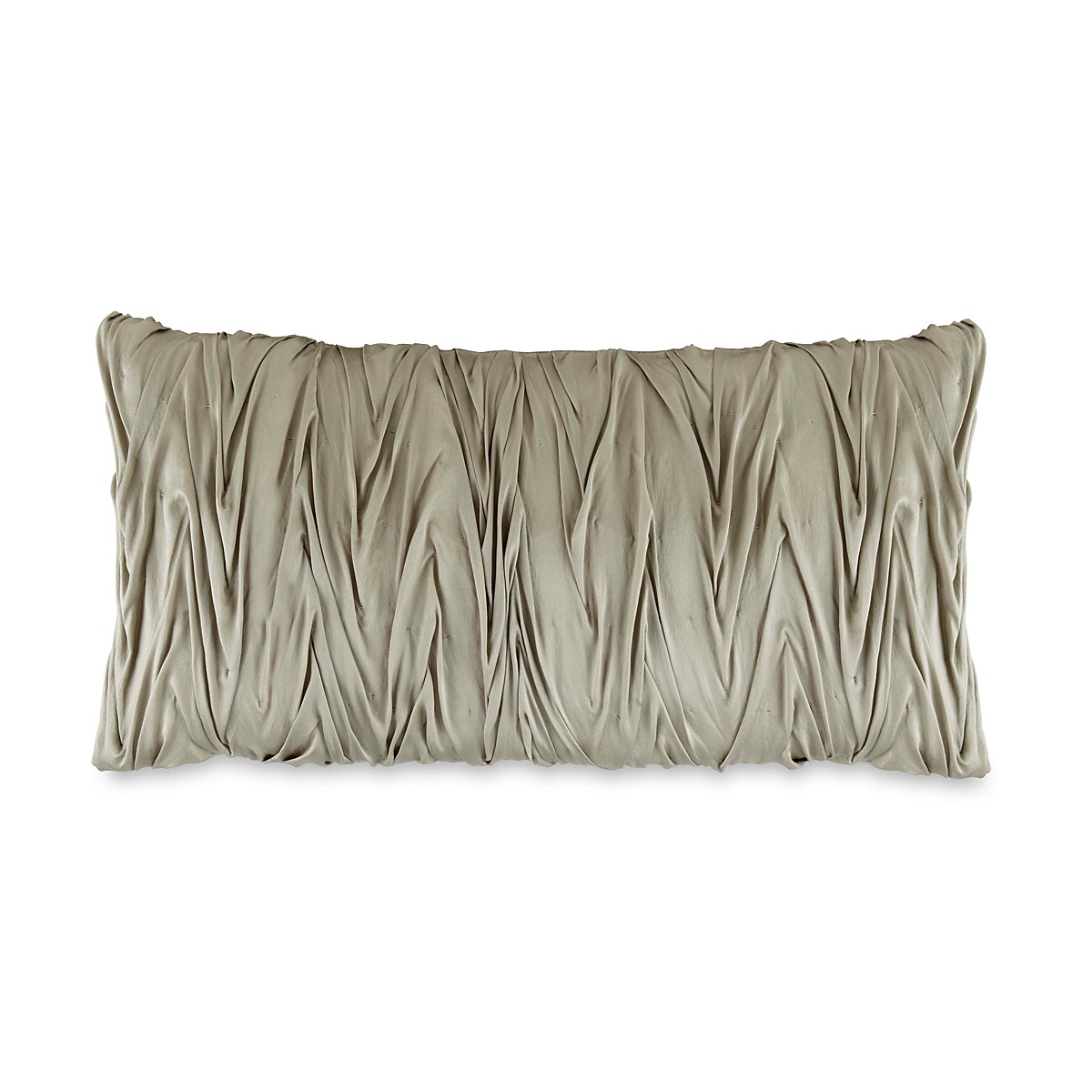 Donna Karan Modern Classics Chevron Smocked Decorative Pillow, 11
