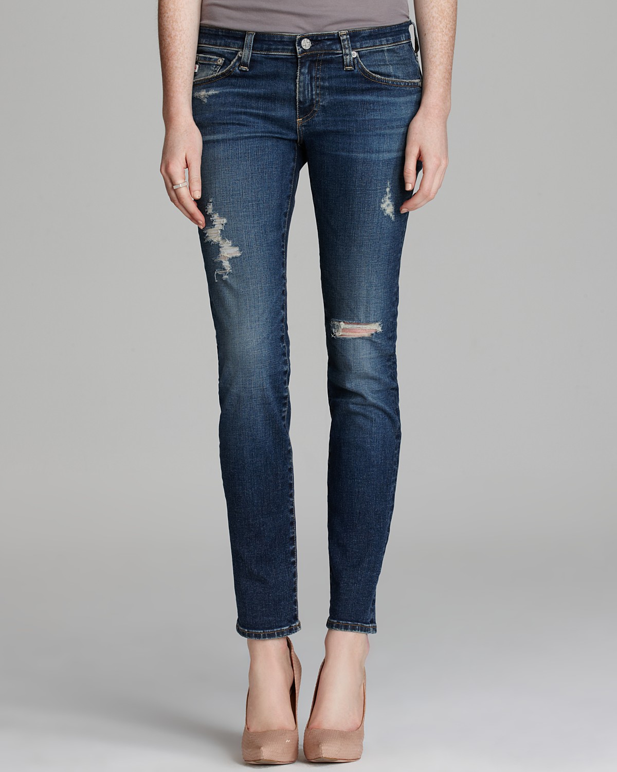AG Adriano Goldschmied Jeans - Stilt Cigarette in 7 Years Break Me Down | Bloomingdale's