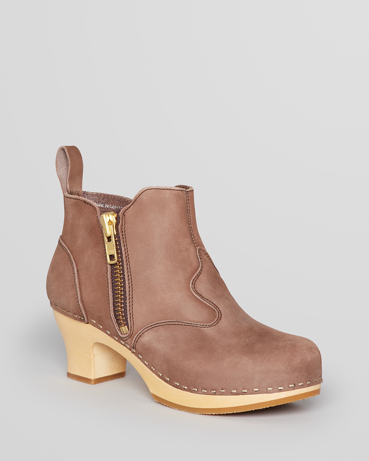 Swedish Hasbeens Clog Booties - 850 Zip It Victoria | Bloomingdale's