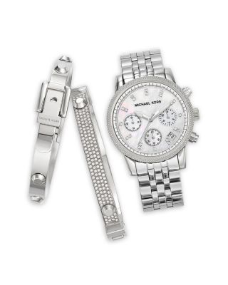 michael kors watch and bangle set