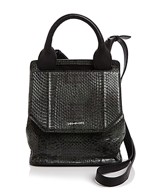 McQ Mini Ruin Embossed Leather Crossbody Bag