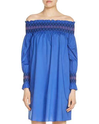 MAJE RESKY OFF-THE-SHOULDER DRESS E17RESKY