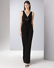 V-Neck Jersey Gown V-Neck Jersey Gown