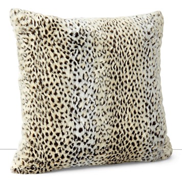 Hudson Park Faux Fur Decorative Pillow, 20