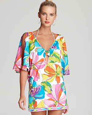 Spring Floral Fashion - Trina Turk Kaleidoscope Floral Cover-Up Tunic