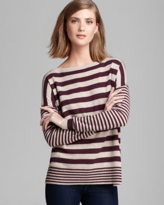 Autumn Cashmere Sweater - Boxy Mixed Stripe | Bloomingdale's