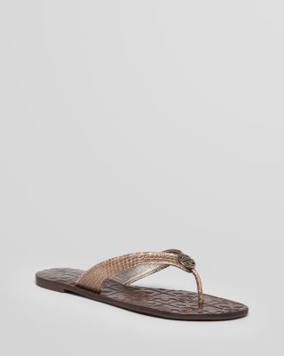 tory burch flip flops bloomingdales