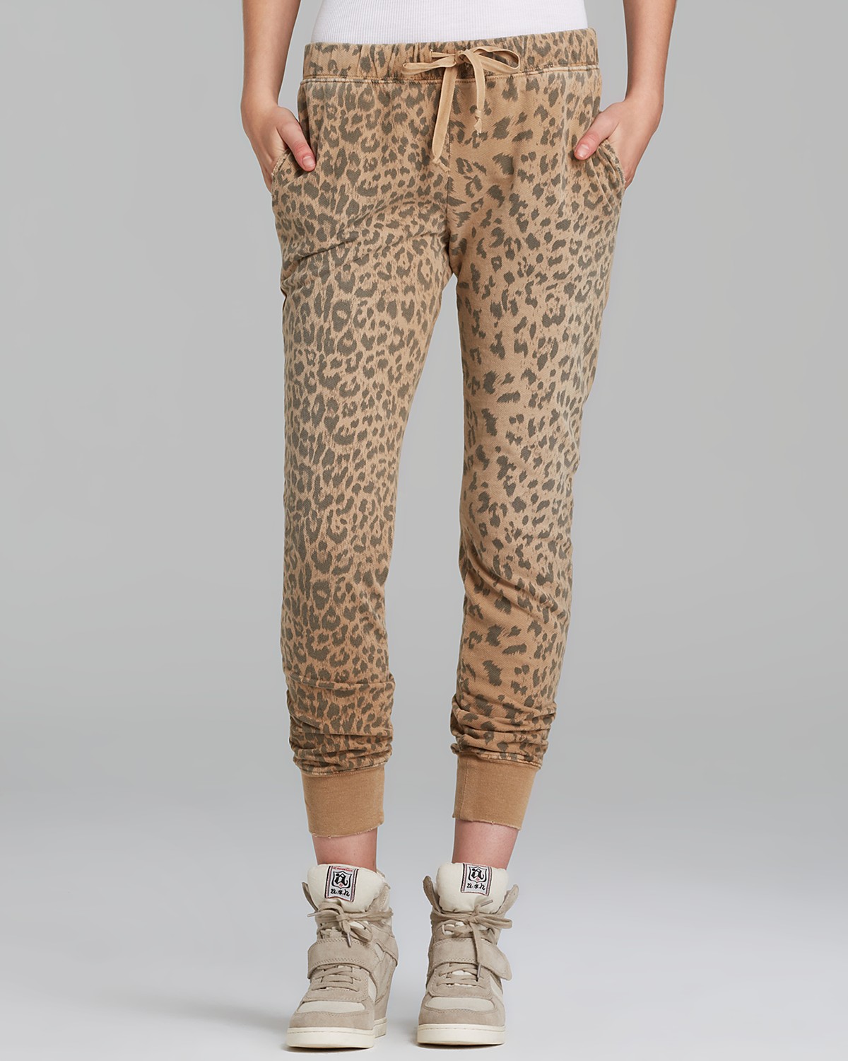 Current/Elliott Sweatpants - Leopard Perfect | Bloomingdale's