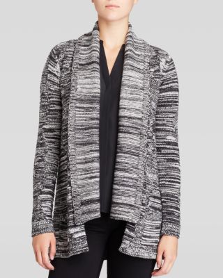 Heather B Marled Open Front Cardigan | Bloomingdale's