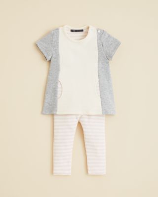 Vince Infant Girls' Contrast Tunic & Stripe Leggings_0