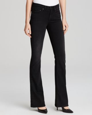 black high rise bell bottom jeans