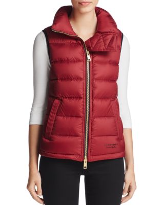 burberry vest gold