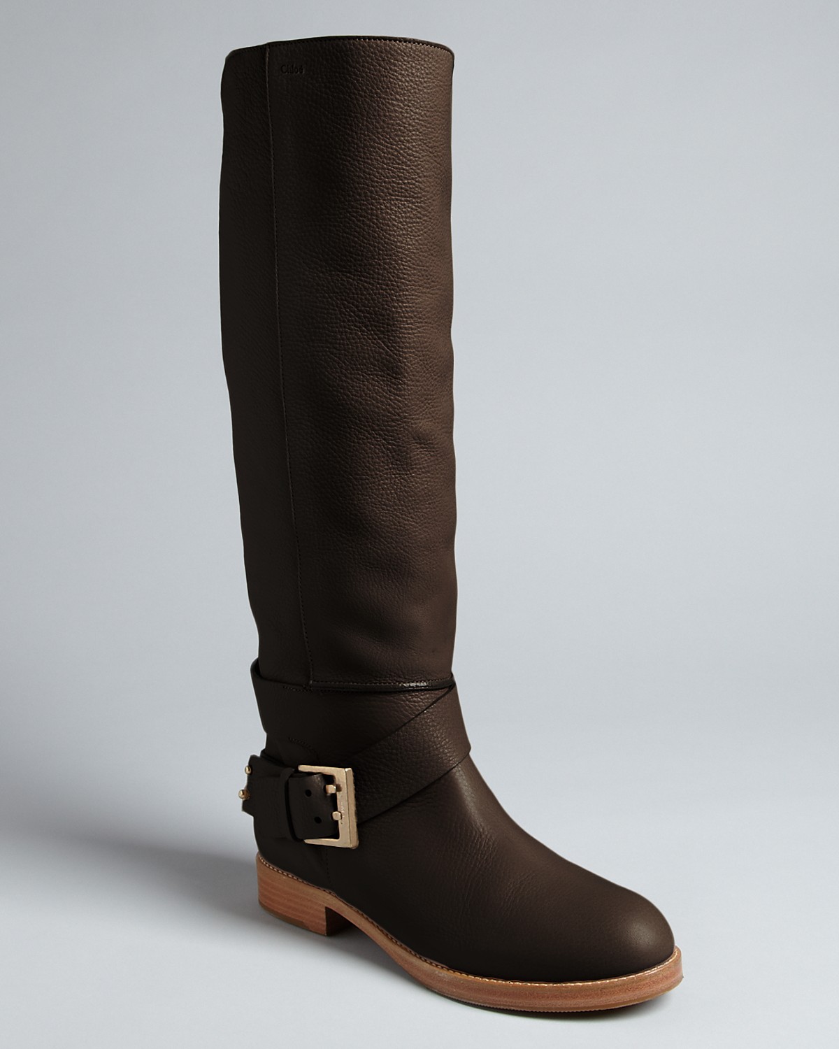 Chloé Flat Buckle Boots - Erin | Bloomingdale's