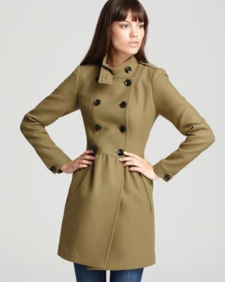 Burberry Brit Military Peplum Coat | Bloomingdale's