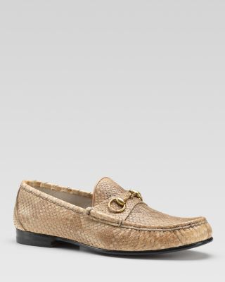 Gucci Python Horsebit Loafers | Bloomingdale's