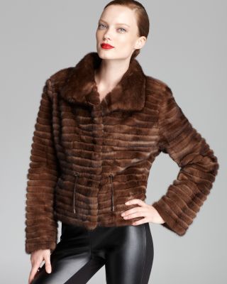 Maximilian Mink Corduroy Drawcord Jacket | Bloomingdale's