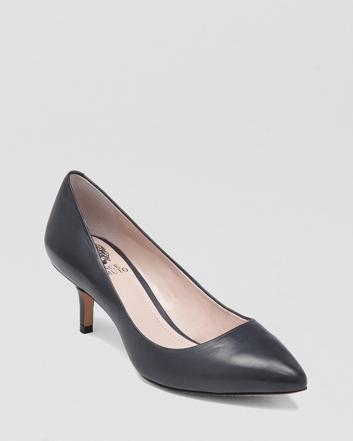 VINCE CAMUTO Pointed Toe Pumps - Goldie Low Heel | Bloomingdale's