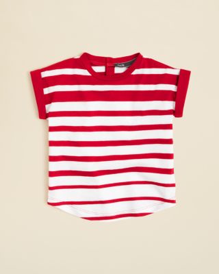 Vince Infant Girls' Stripe Tee - Sizes 6-24 Months_0