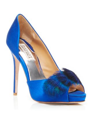 badgley mischka open toe
