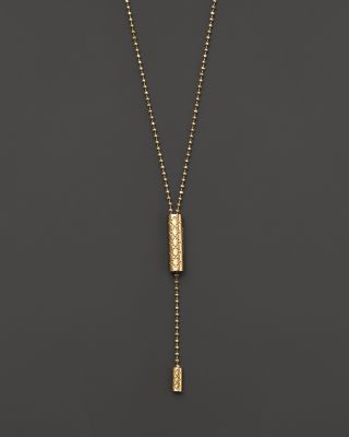 Gucci 18K Yellow Gold Diamantissima Necklace | Bloomingdale's