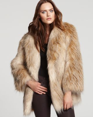 Juicy Couture Feather Faux Fur Jacket | Bloomingdale's